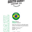 Load image into Gallery viewer, South Coast Coffee Co Brazil single origin coffee Gold Coast Australia label

