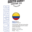 Load image into Gallery viewer, South Coast Coffee Co Colombia single origin coffee Gold Coast Australia label
