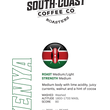 Load image into Gallery viewer, South Coast Coffee Co Kenya single origin coffee Gold Coast Australia label
