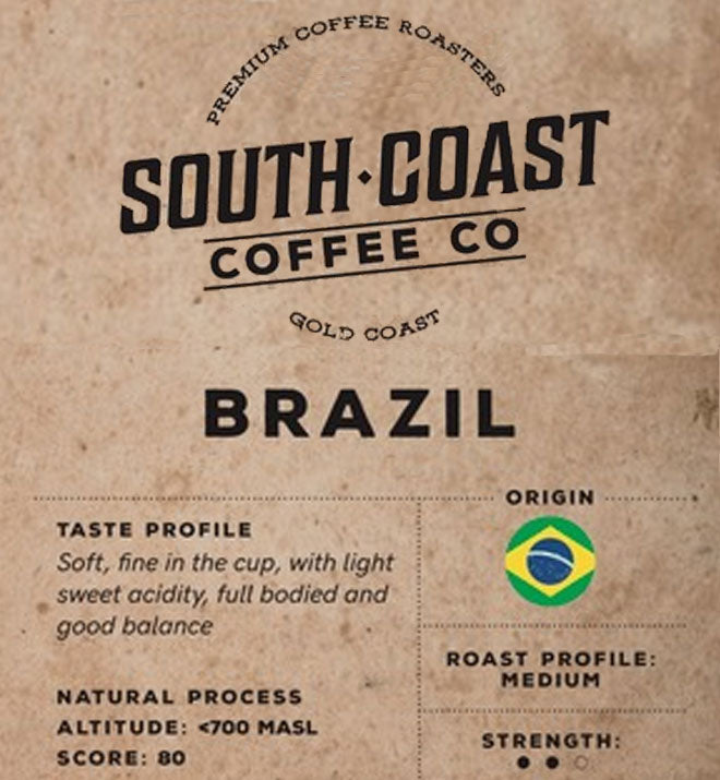South Coast Coffee Co - Single Origin - Brazil